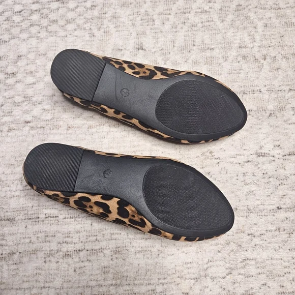Cato Women's Leopard Print Ballet Flats - Picture 3 of 5